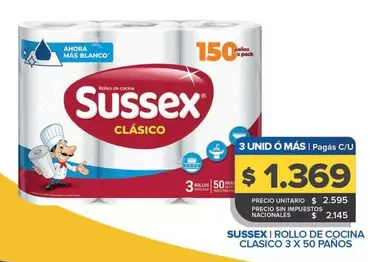 Sussex - Rollo De Cocina Clasico
