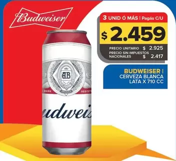 Budweiser - Cerveza Blanca