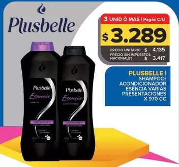 Plusbelle - Shampoo Esencia