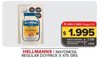 Hellmann' S - Mayonesa Regular