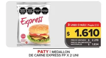 Paty - Medallon De Carne Express