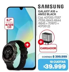 Samsung - GALAXY A16 + AM32 BLACK
