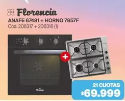 Florencia - ANAFe 67481 + HORNO 7857F Cód. 206317 + 206316 (1)