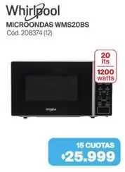 Whirlpool - MICROONDAS WMS20BS Cód. 208374 (12)