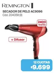 Remington - SECADOR DE PELO AC9096 Cód. 204058 (9)