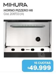 Mihura - HORNO PIZZERO H6 Cód. 208703 (14)