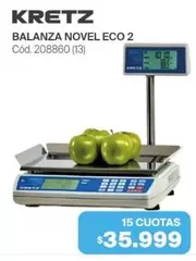Kretz - BALANZA NOVEL ECO 2 Cód. 208860 (13)