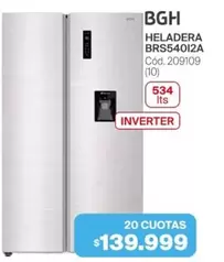 BGH - HELADERA BRS540I2A Cód. 209109 (10)