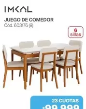 JUEGO DE COMEDOR Cód. 603176 (9)