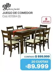 J&B - JUEGO DE COMEDOR Cód. 601364 (5)
