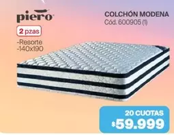 Piero - COLCHÓN MODENA Cód. 600905 (1)