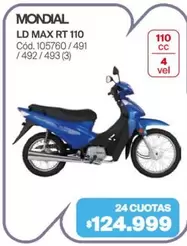 Mondial - LD MAX RT 110 Cód. 105760/491 /492 /493 (3)