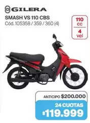 Gilera - SMASH VS 110 CBS Cód. 105358 / 359 / 360 (4)