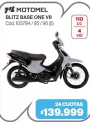 Motomel - BLITZ BASE ONE V8 Cód. 105794 / 95 / 96 (5)