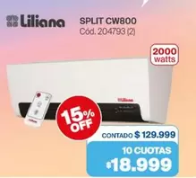 Liliana - SPLIT CW800 Cód. 204793 (2)
