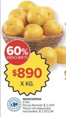 X$ - MANDARINA
