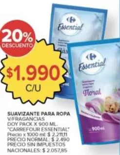 Carrefour - SUAVIZANTE PARA ROPA