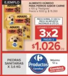 Pedigree - ALIMENTO HUMEDO PARA PERROS SABOR CARNE