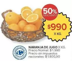Carrefour - NARANJA DE JUGO
