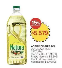 Natura - ACEITE DE GIRASOL