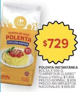 Carrefour - POLENTA COCCIÓN RÁPIDA