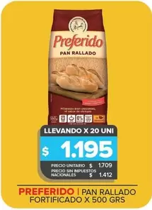 Preferido - Pan Rallado Fortificado