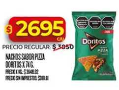 Doritos - NACHOS SABOR PIZZA