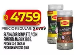 Maggi - SAZONADOR COMPLETO/CON PIMIENTA