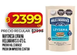 Hellmann's - MAYONESA LIVIANA