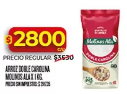 Molinos Ala - ARROZ DOBLE CAROLINA