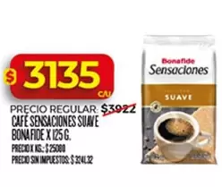 Bonafide - CAFÉ SENSACIONES SUAVE