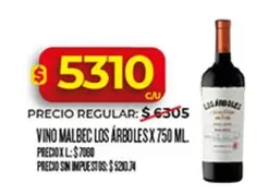 Los Arboles - VINO MALBEC