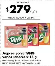 Tang - Jugo en polvo