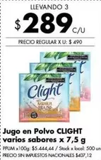 Clight - Jugo en Polvo