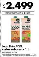 Ades - Jugo listo