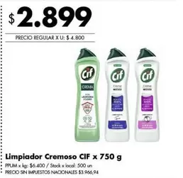 Cif - Limpiador Cremoso