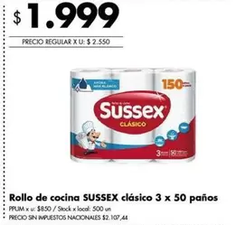 Sussex - Rollo de cocina