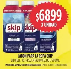 Skip - JABÓN LÍQUIDO CONCENTRADO PARA DILUIR