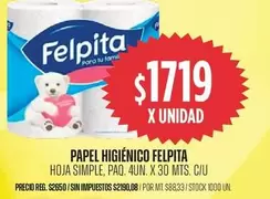 Felpita - PAPEL HIGI
ENICO