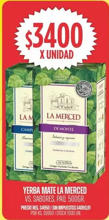 La Merced - YERBA MATE