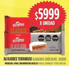 Terrabusi - ALFAJORES GLASEADO CHOCOLATE