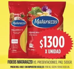 Matarazzo - Fideos Tallarin N°5 / Penne Rigi