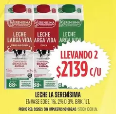 La Serenísima - Leche Larga Vida