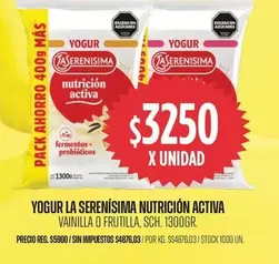 La Serenísima - YOGUR NUTRICION ACTIVA