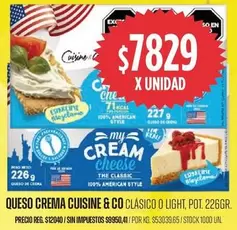 Cuisine - QUESO CREMA CLÁSICO O LIGHT
