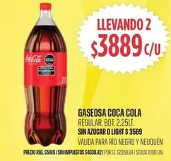 Coca cola - Gaseosa Regular