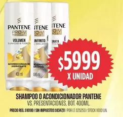 Pantene - SHAMPOO O ACONDICIONADOR