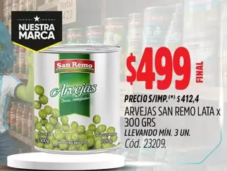 San Remo - Arvejas