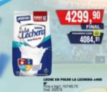 La Lechera - LECHE EN POLVE LA LECHERA x400