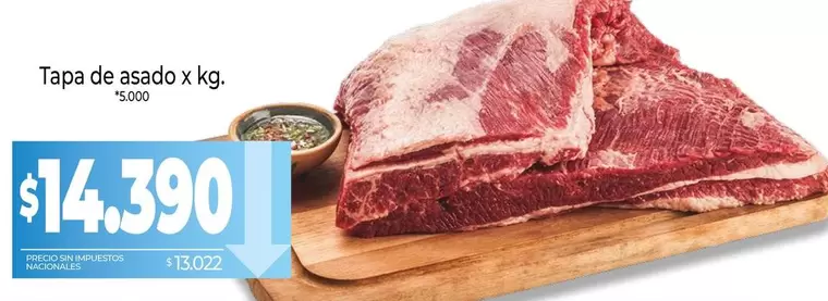 X$ - Tapa de asado